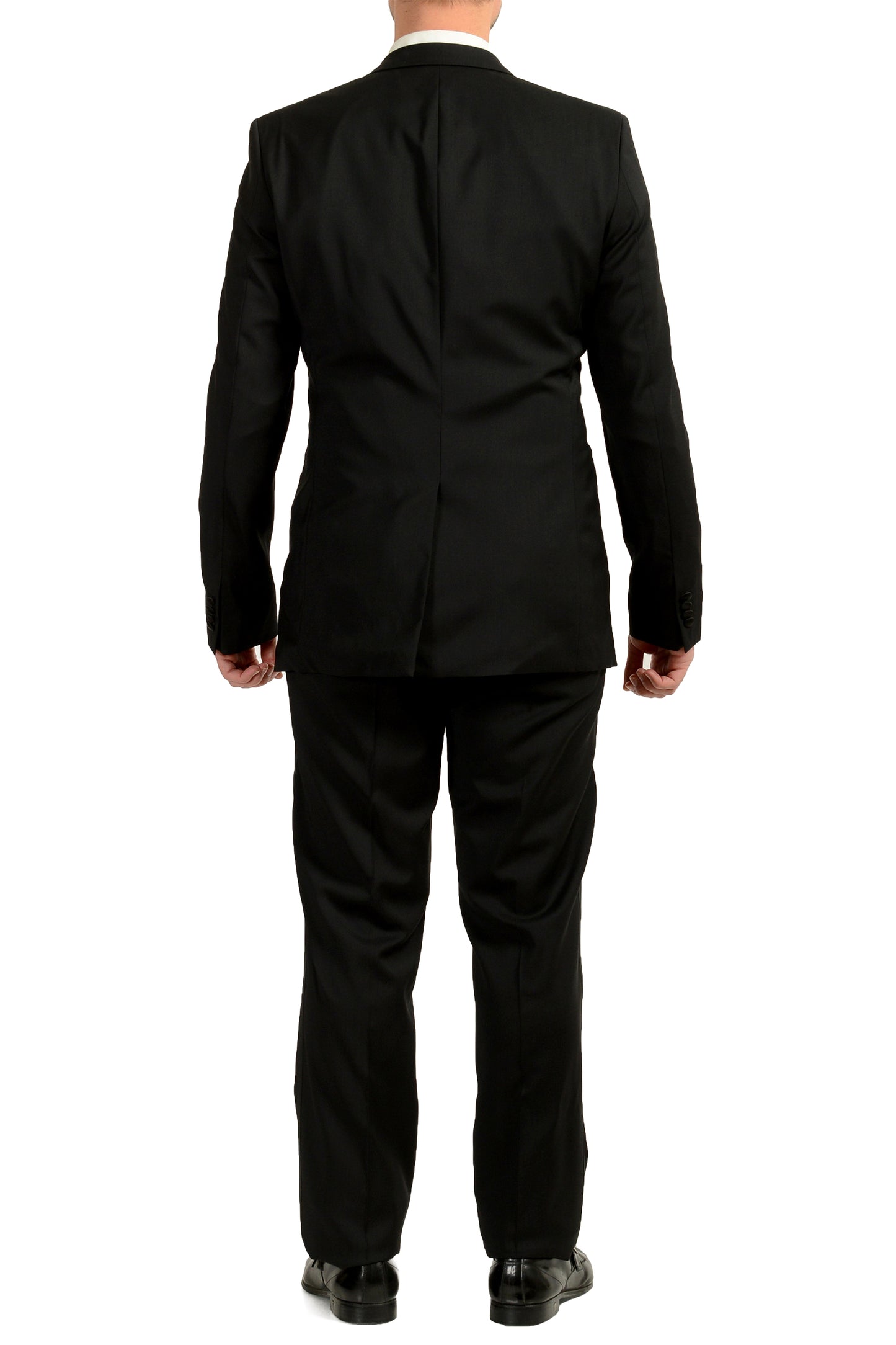 Hugo Boss Men's "The Stars75/Glamour3" Black Tuxedo 100% Wool Suit US 42L IT 52L