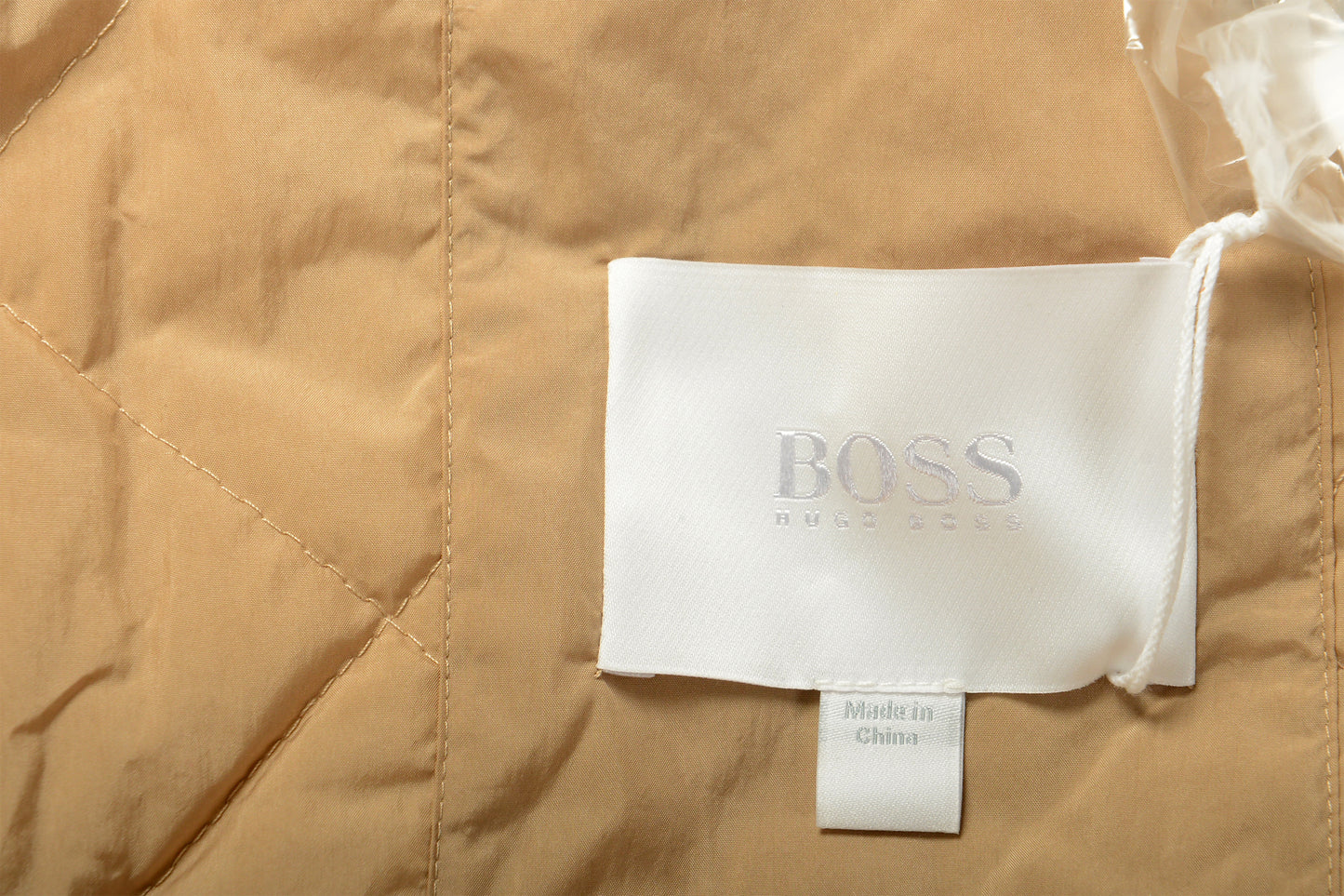 Hugo Boss Women's "Palotta" Beige Belted Insulated Coat US 2 IT 38