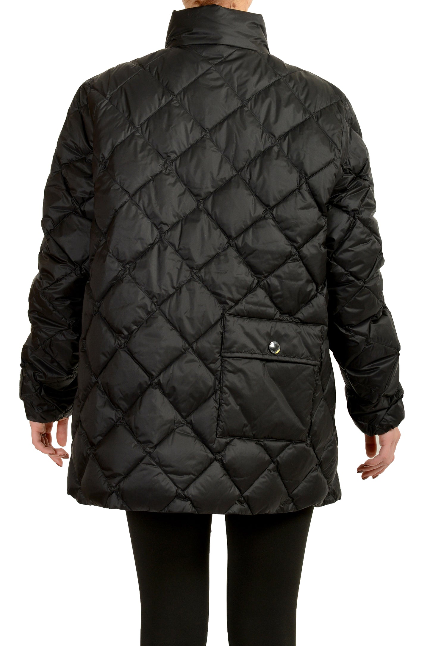 Burberry Women's "OSWESTRY" Black Down Insulated Puffer Parka Jacket US L IT 44