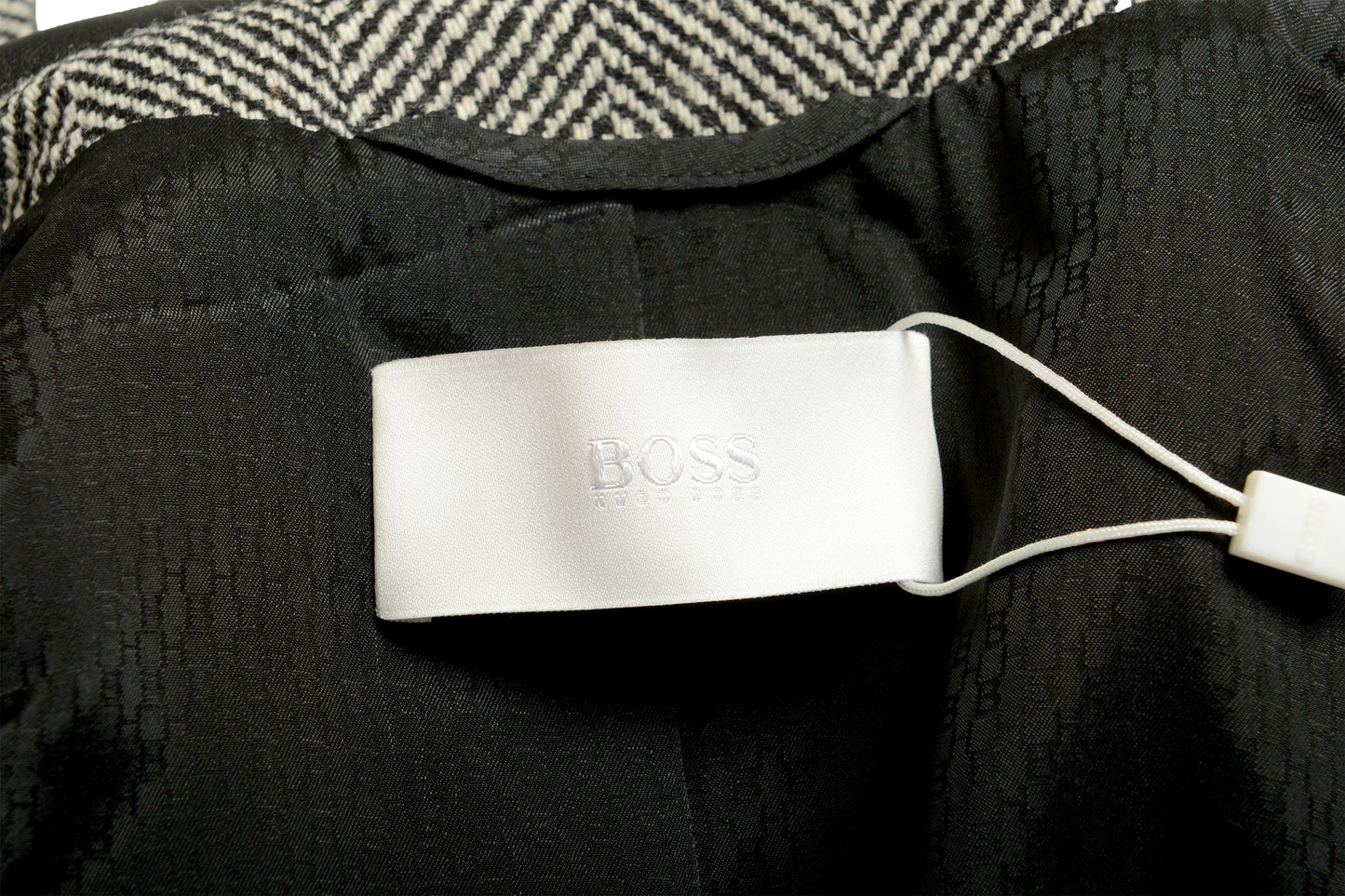 Hugo Boss Women's "Jakuba" Two Tone 100% Wool Double Breasted Blazer US 4 IT 40