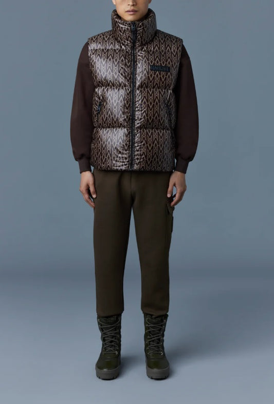 Mackage Men's KANE-MG Coffee Down Vest Sleeveless Jacket Mackage sz 38/M IT 48