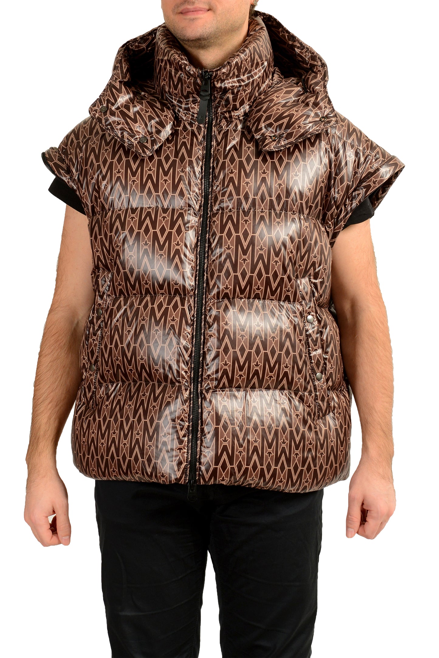 Mackage Men's "CASIUS-MG" Coffee Hooded Down 3-IN-1 Parka Mackage sz 42/XL IT 52