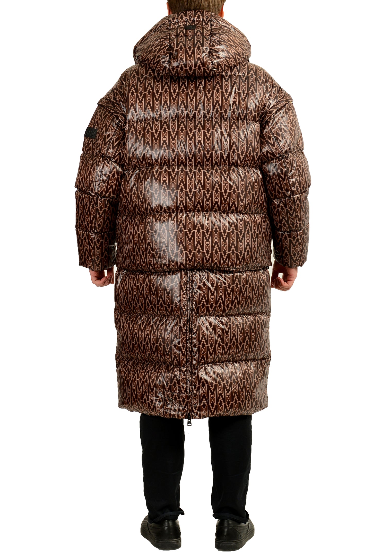 Mackage Men's "CASIUS-MG" Coffee Hooded Down 3-IN-1 Parka Mackage sz 40/L IT 50