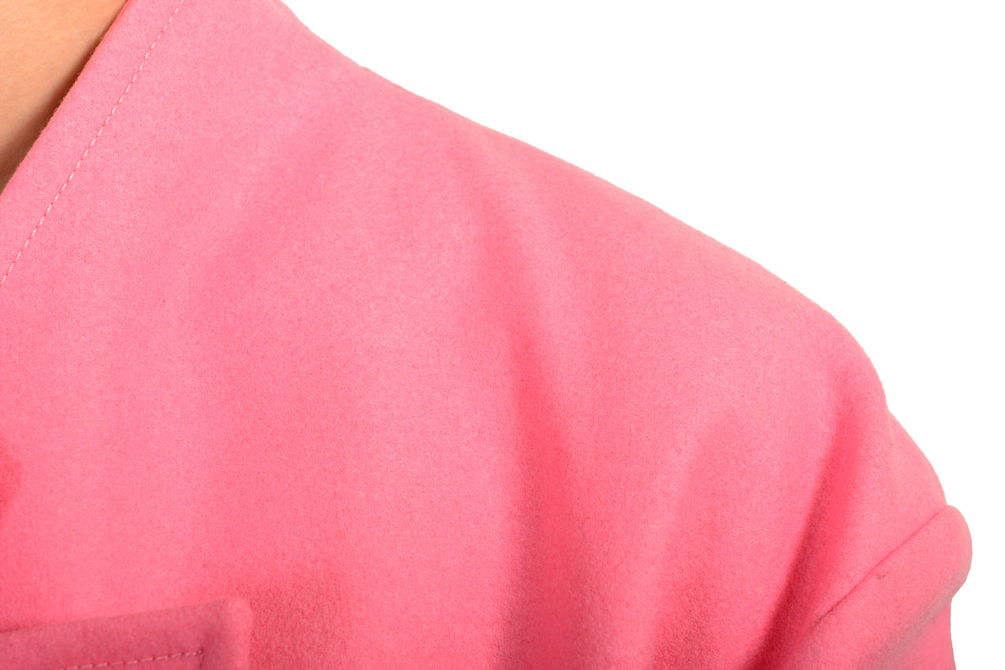 Scuderia Ferrari Women's Wool Pink Long "Over" Car Coat US S IT 40