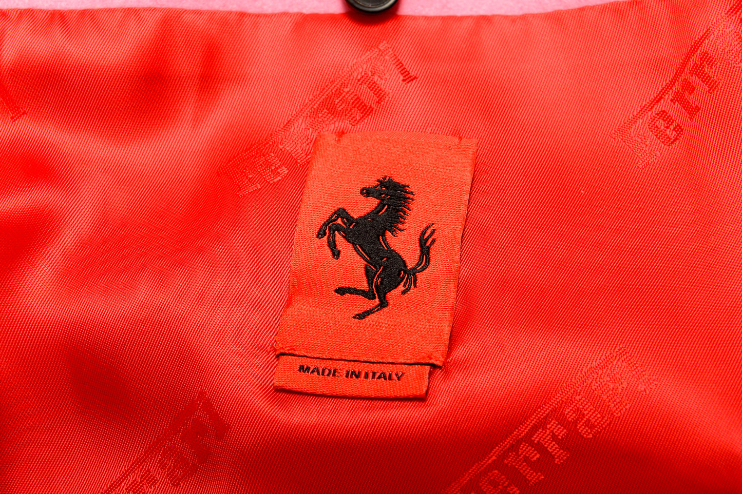 Scuderia Ferrari Women's Wool Pink Long "Over" Car Coat US S IT 40