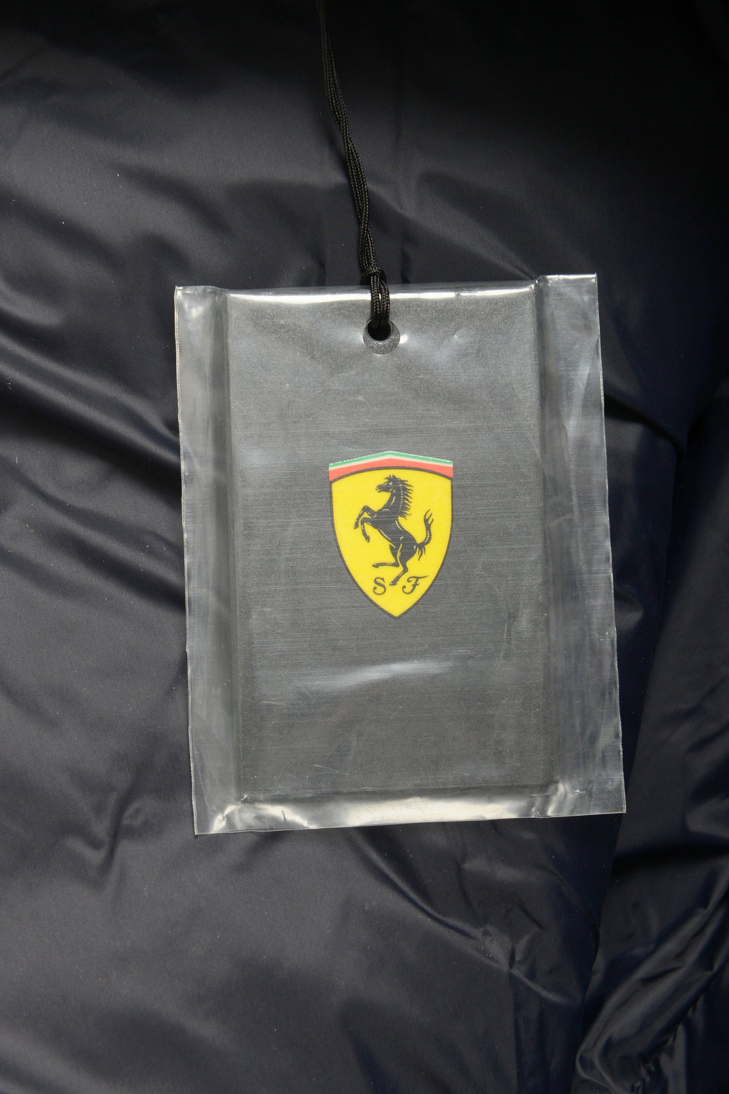 Scuderia Ferrari Men's Recycled Nylon Navy Blue Parka Jacket US L IT 52