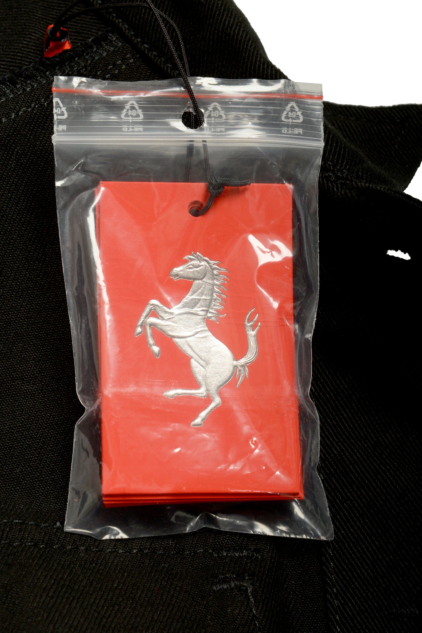 Scuderia Ferrari Men's Black Bomber Bull Pr.Horse Embroidered Jacket US XL IT 54