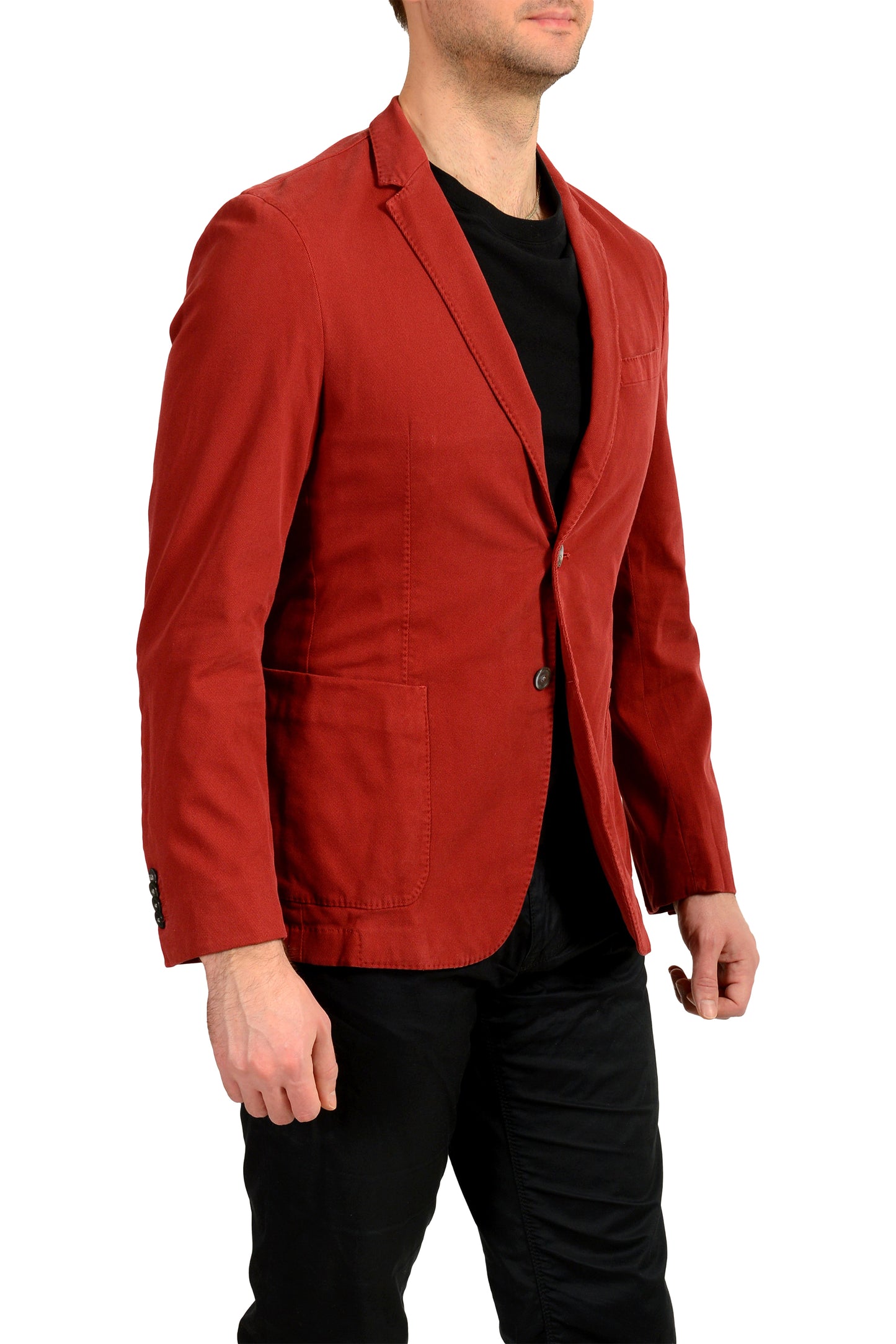 Hugo Boss Men's "Hanry-D" Slim Fit Red Two Button Blazer US 38R IT 48R