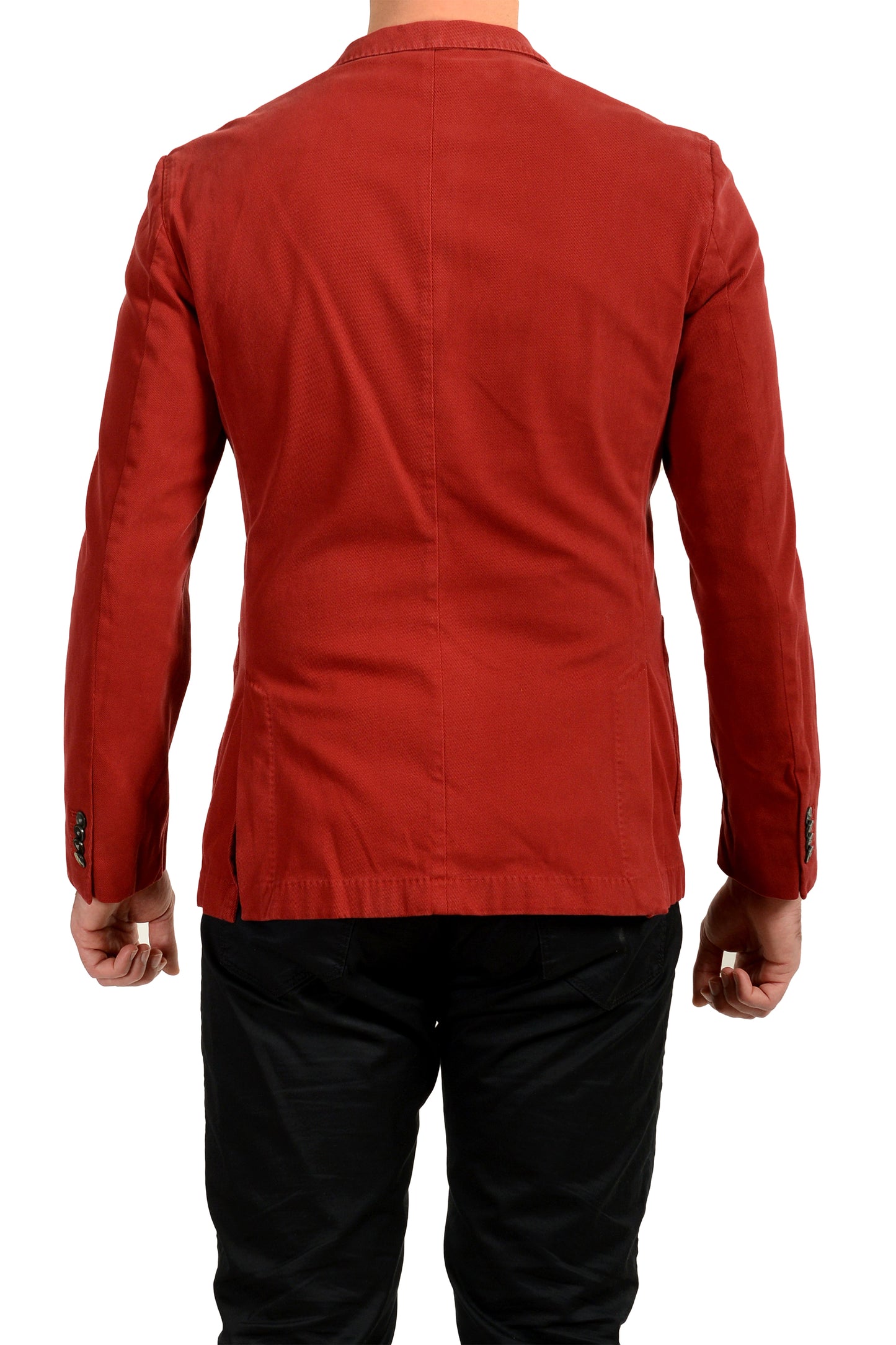 Hugo Boss Men's "Hanry-D" Slim Fit Red Two Button Blazer US 38R IT 48R