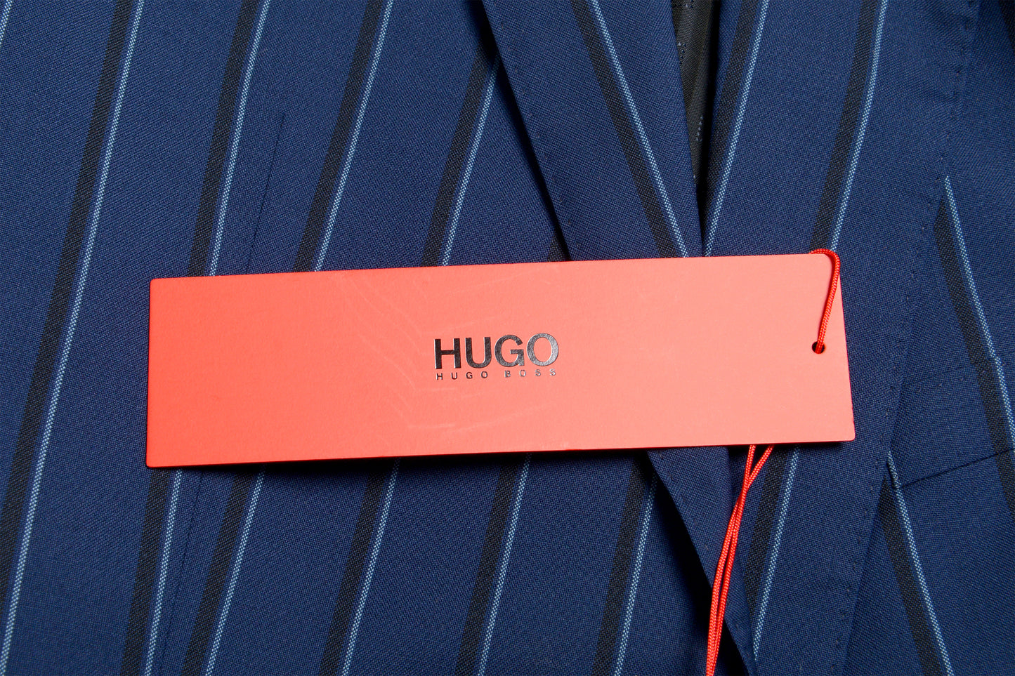 Hugo Boss Men's "C-Jeys" 100% Wool Striped Two Button Blazer US 40R IT 50R