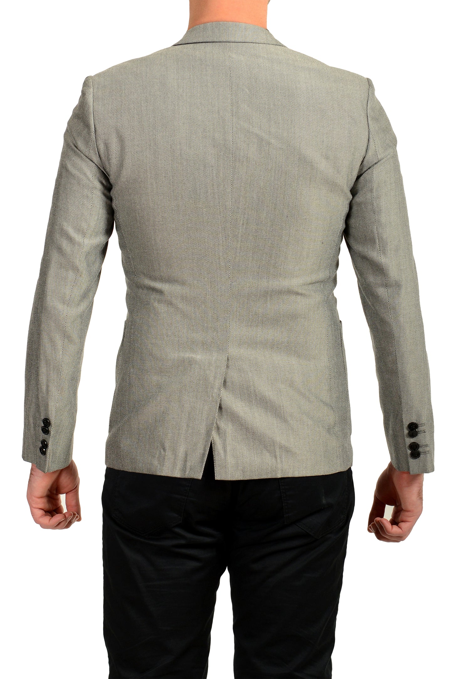Hugo Boss Men's "Agto" Wool Geometric Print Two Button Blazer US 36R IT 46R