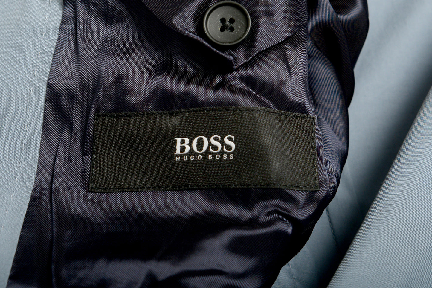 Hugo Boss Men's "Nobis4" Slim Fit Blue Two Button Blazer US 38R IT 48R