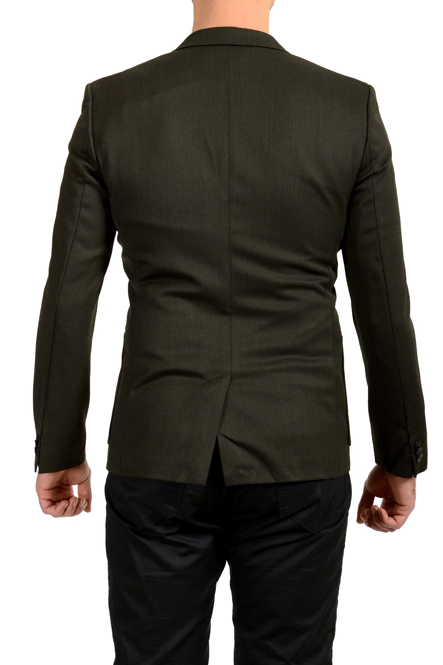 Hugo Boss Men's "Antanio" Striped Wool Two Button Blazer US 38R IT 48R