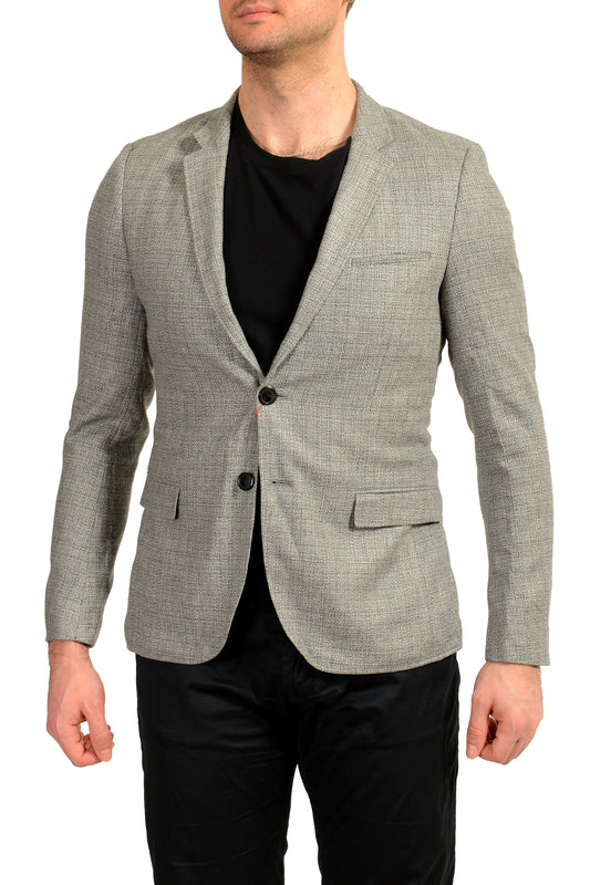 Hugo Boss Men's "Anfred1" Wool Gray Two Button Blazer US 38R IT 48R