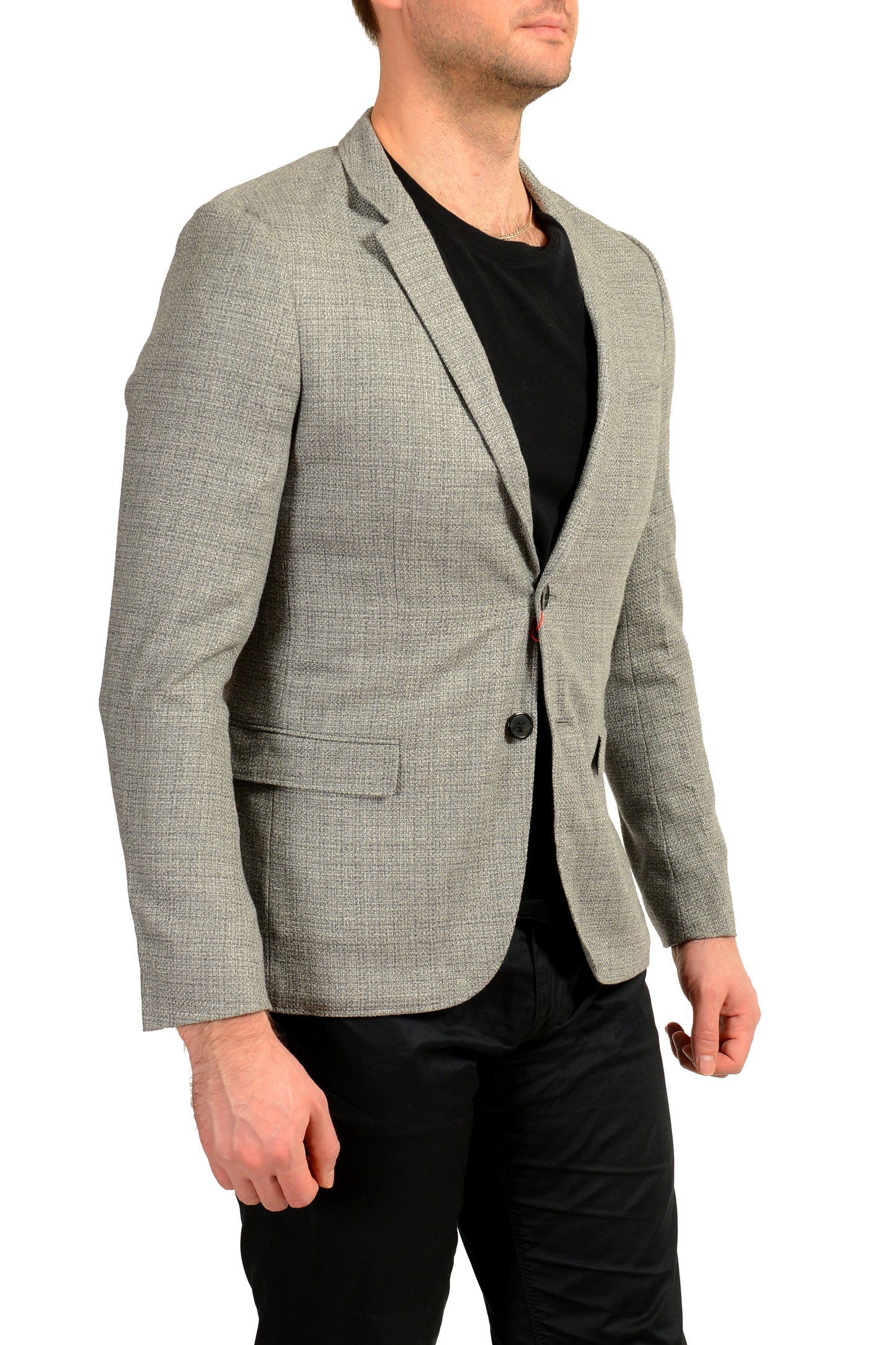 Hugo Boss Men's "Anfred1" Wool Gray Two Button Blazer US 38R IT 48R