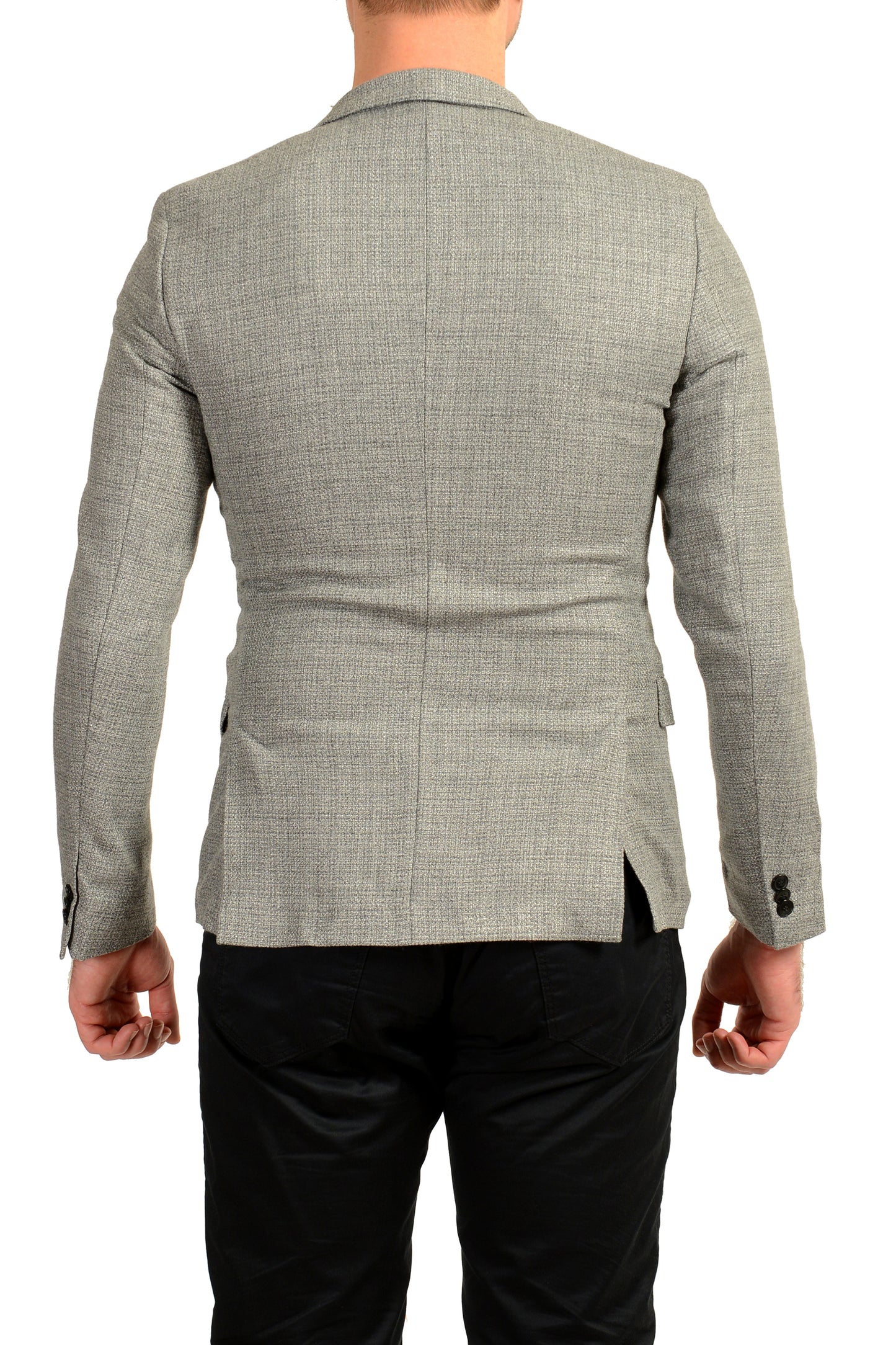 Hugo Boss Men's "Anfred1" Wool Gray Two Button Blazer US 38R IT 48R