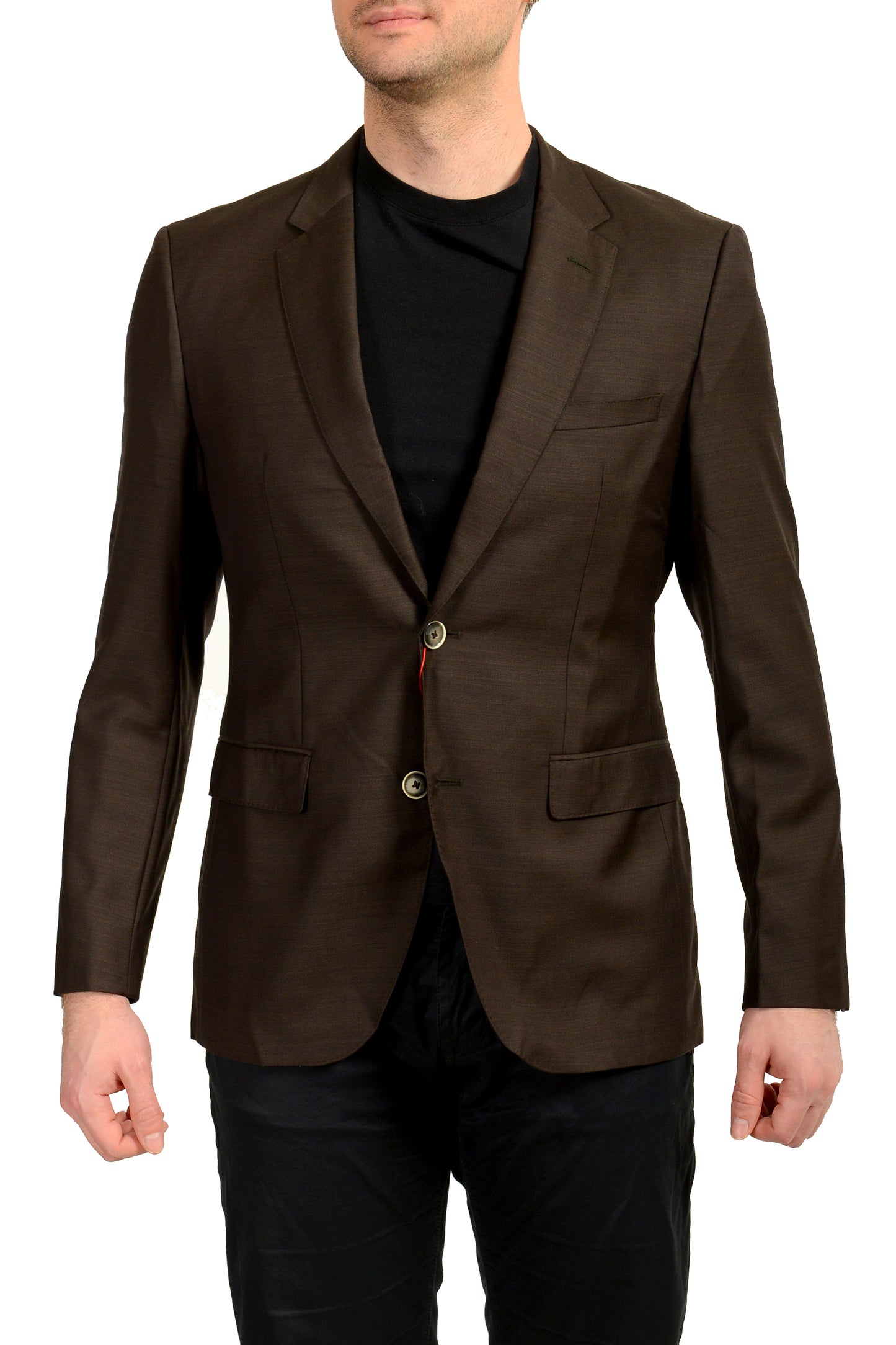 Hugo Boss Men's "C-Jeys1/C-Shaft1" 100% Wool Two Button Blazer US 38R IT 48R