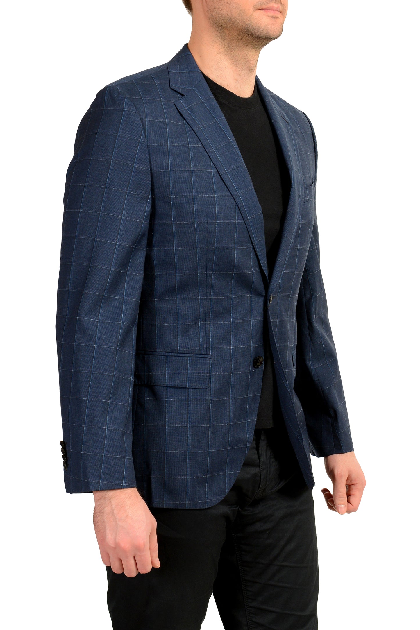 Hugo Boss Men's "Johnstons5/Lenon1" 100% Wool Two Button Blazer US 38R IT 48R