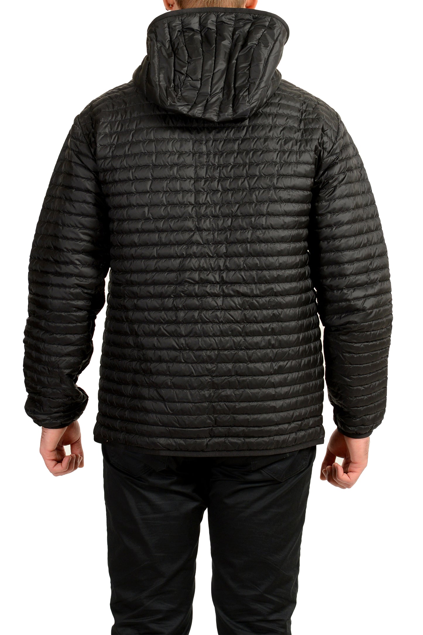 Burberry Men's "Letham" Black Hooded Full Zip Windbreaker Jacket US XL IT 54