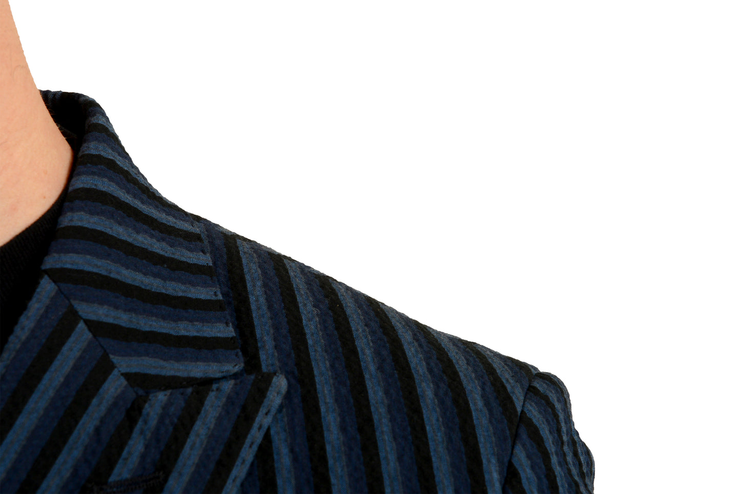 Hugo Boss Men's "Nimon" Slim Fit Striped Double Breasted Blazer US 38R IT 48R
