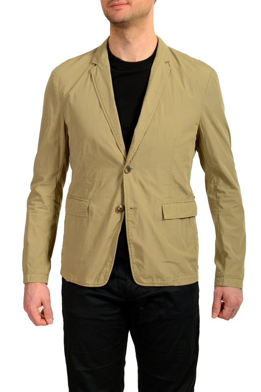 Hugo Boss Men's "Bismark-D" Beige Two Button Blazer US 38R IT 48R