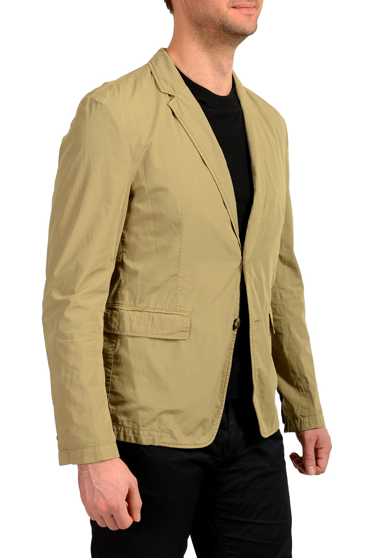 Hugo Boss Men's "Bismark-D" Beige Two Button Blazer US 38R IT 48R