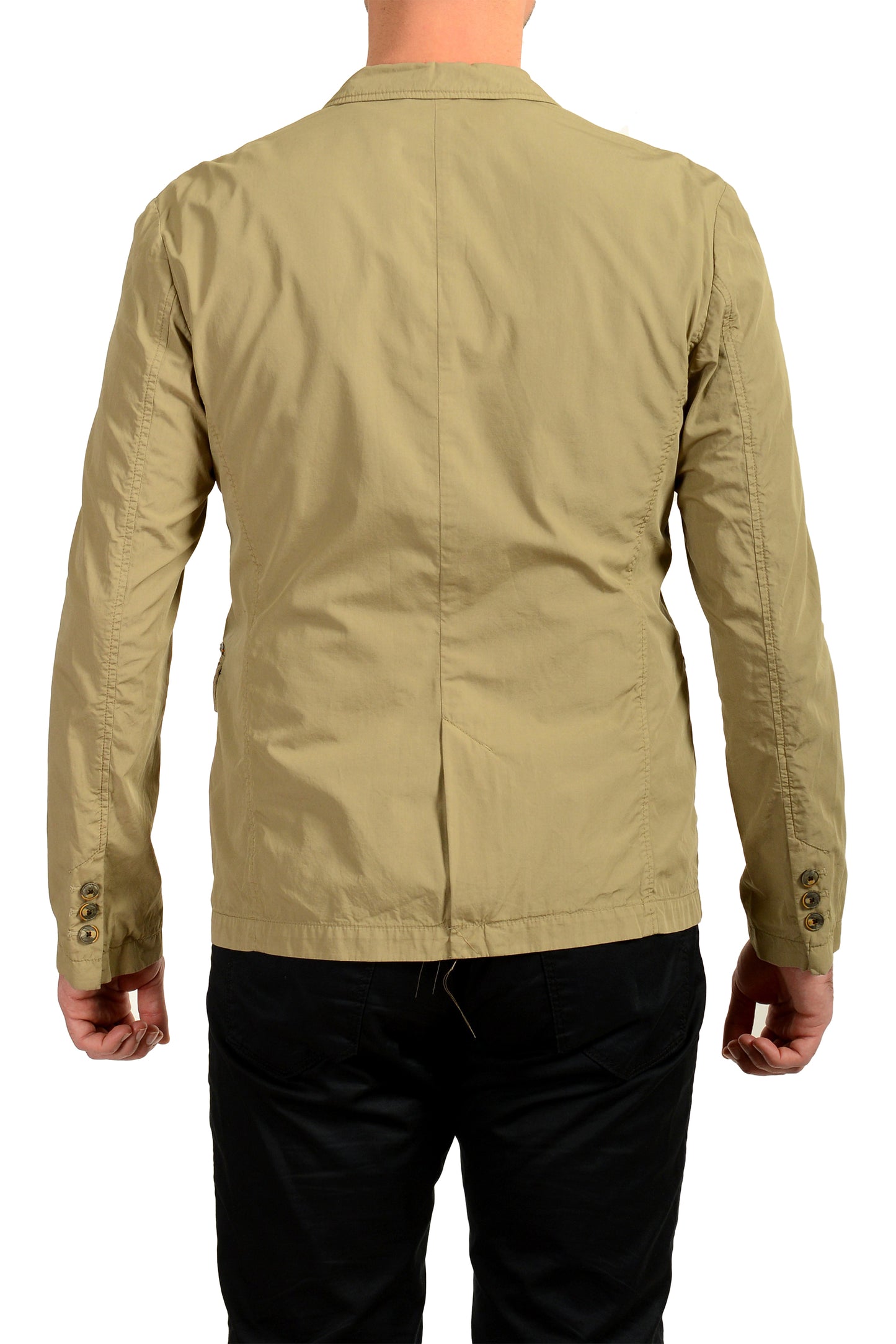 Hugo Boss Men's "Bismark-D" Beige Two Button Blazer US 38R IT 48R