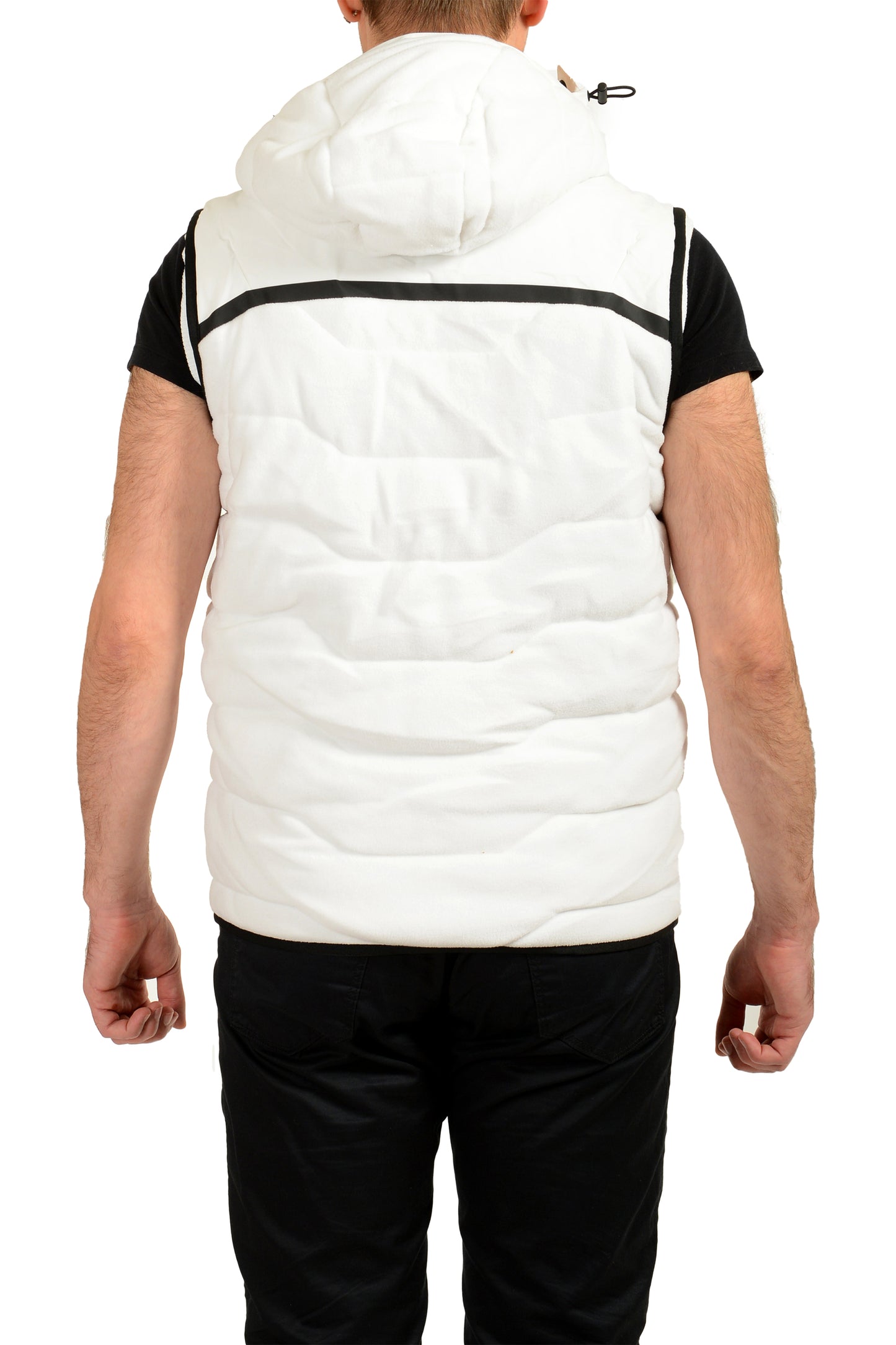Hugo Boss "Sarco" Men's Button Down Sherpa Hooded Vest US M IT 50