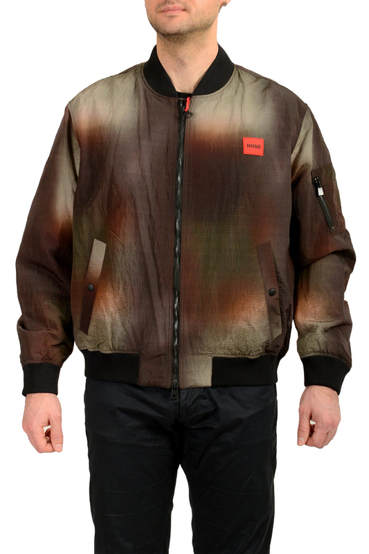 Hugo Boss "Byler2321" Water Repellent Full Zip Bomber Jacket US XS IT 46