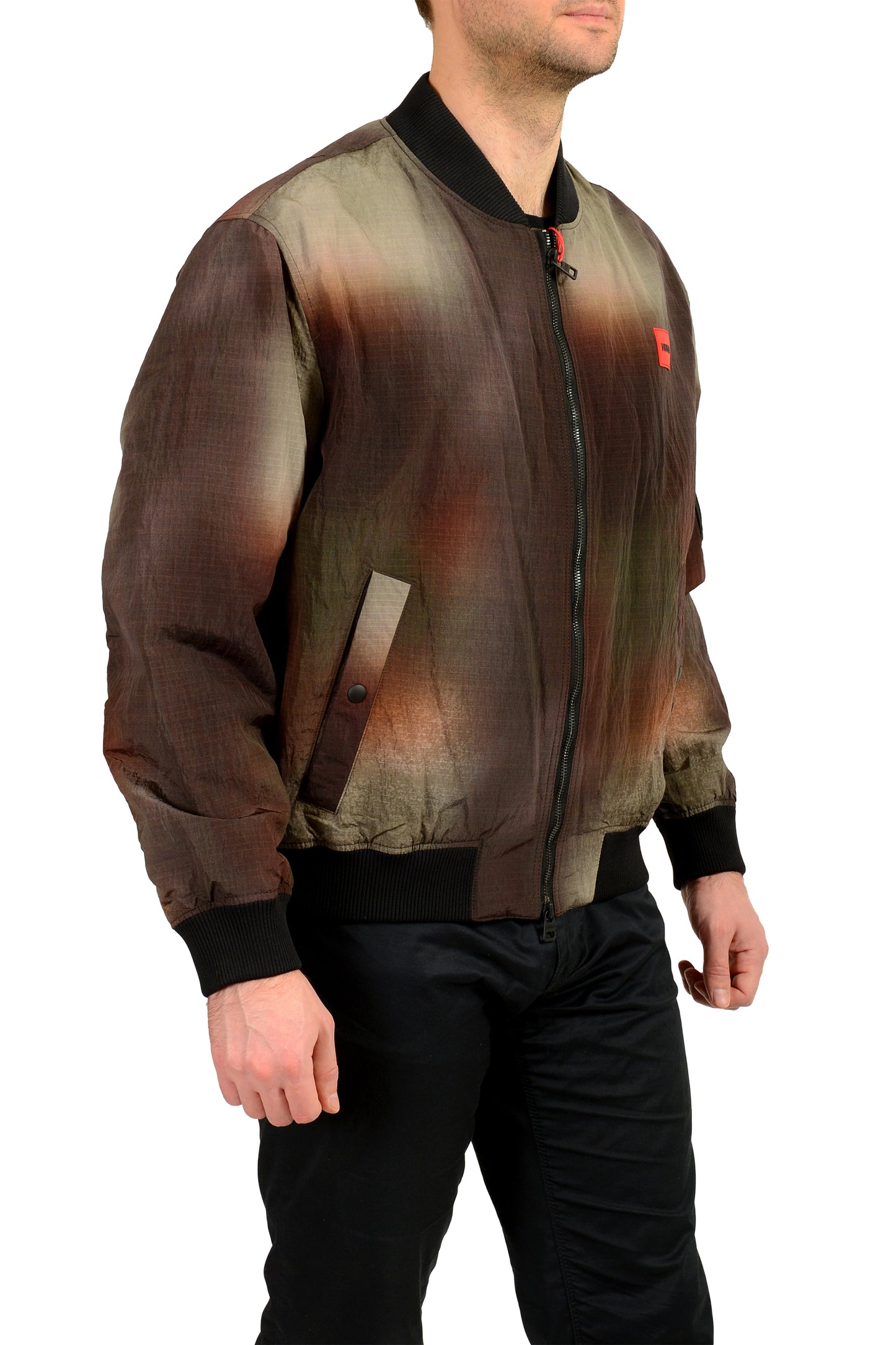 Hugo Boss "Byler2321" Water Repellent Full Zip Bomber Jacket US XS IT 46