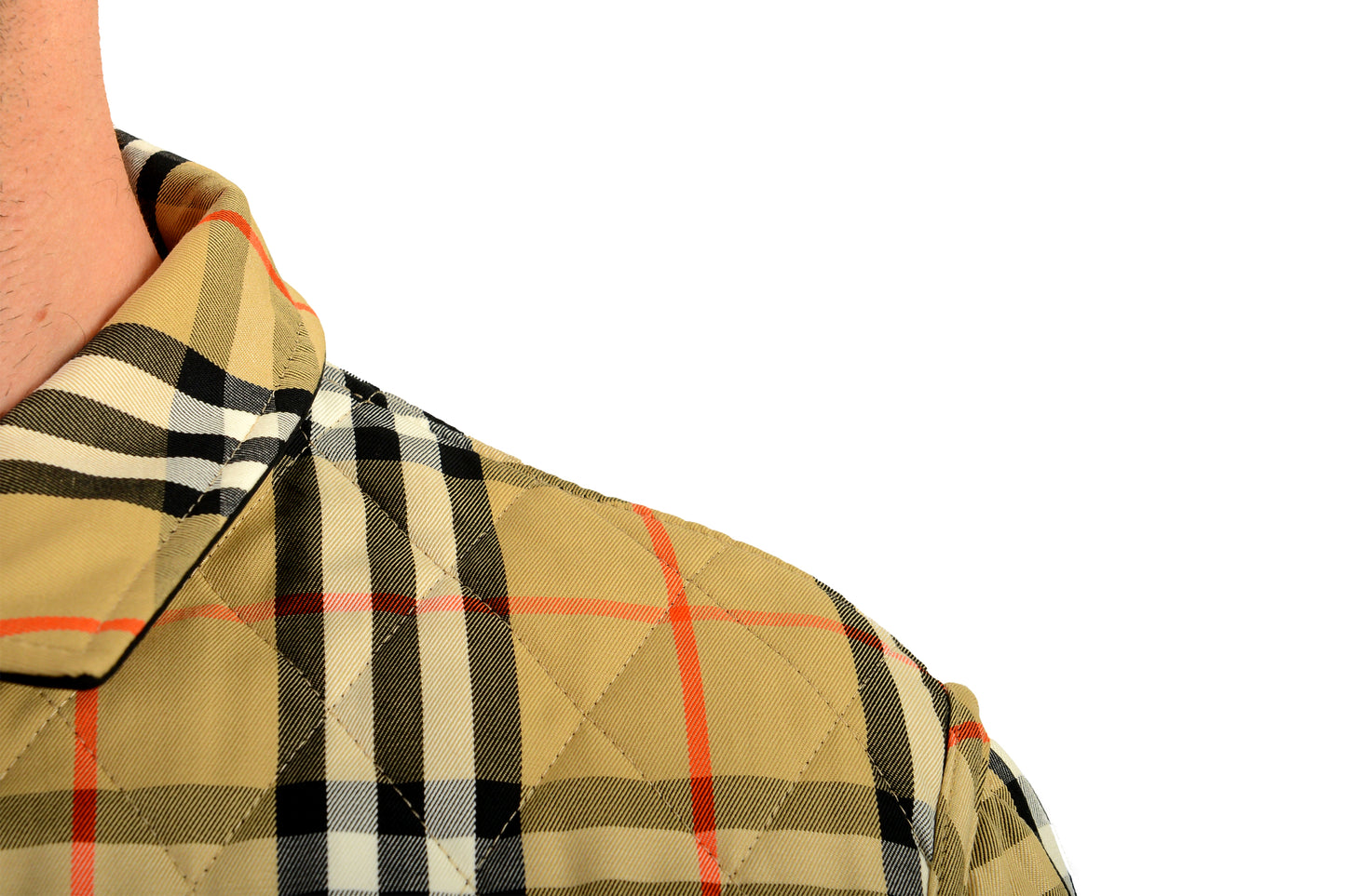 Burberry Men's "W24-MW-Tec" Quilted Reversible Button Down Jacket US M IT 50