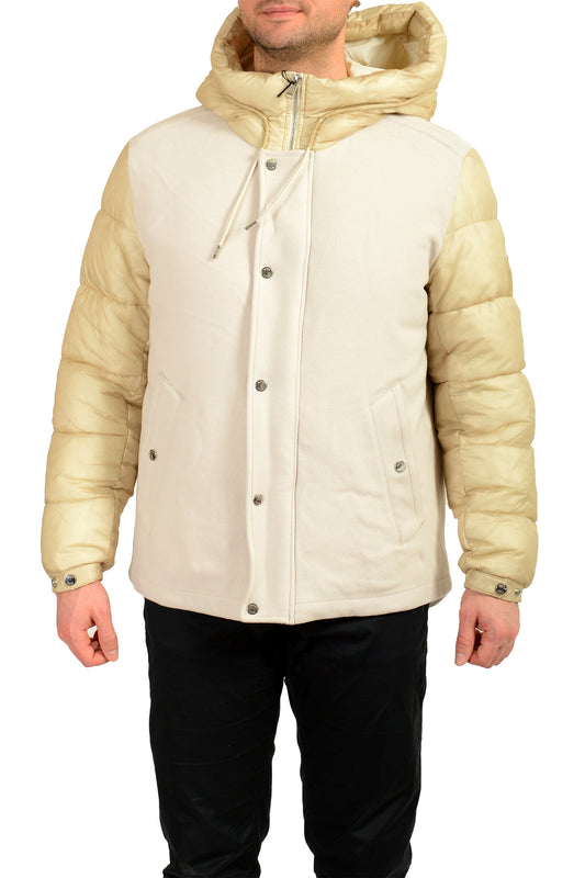 Hugo Boss "C-Corradeo" Gray Wool Hooded Parka Jacket US 38R IT 48R