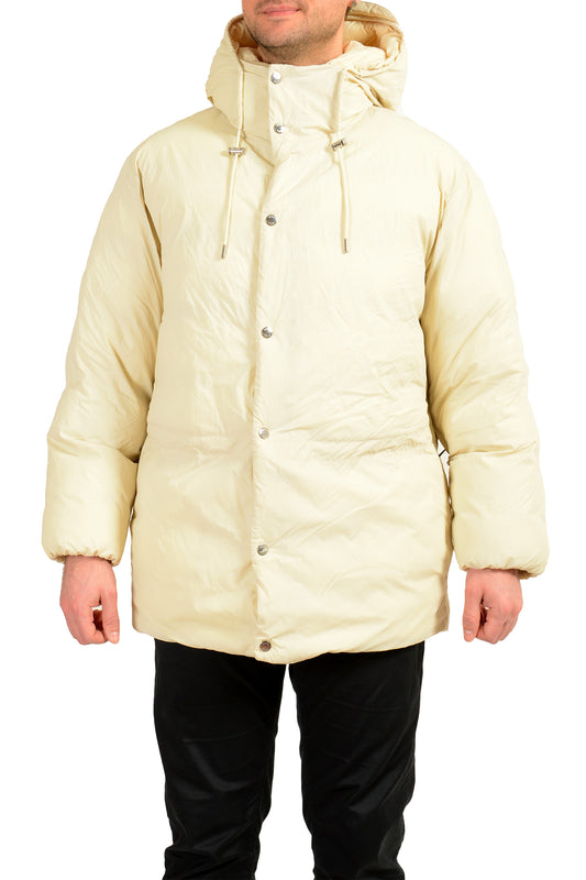 Hugo Boss "C-Currien" Light Beige Hooded Parka Jacket US 38R IT 48R
