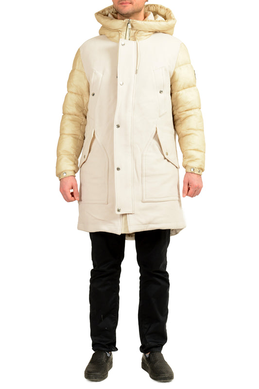 Hugo Boss "C-Caiso" Gray Wool Hooded Parka Coat US 38R IT 48R