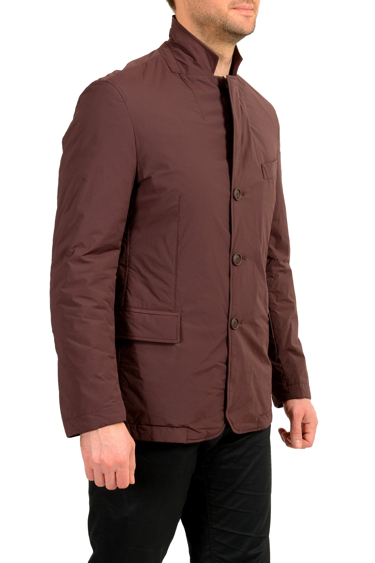 Hugo Boss "P-Hanry-Pad-Pk-243F" Plaid Insulated Windbreaker Jacket US 38R IT 48R