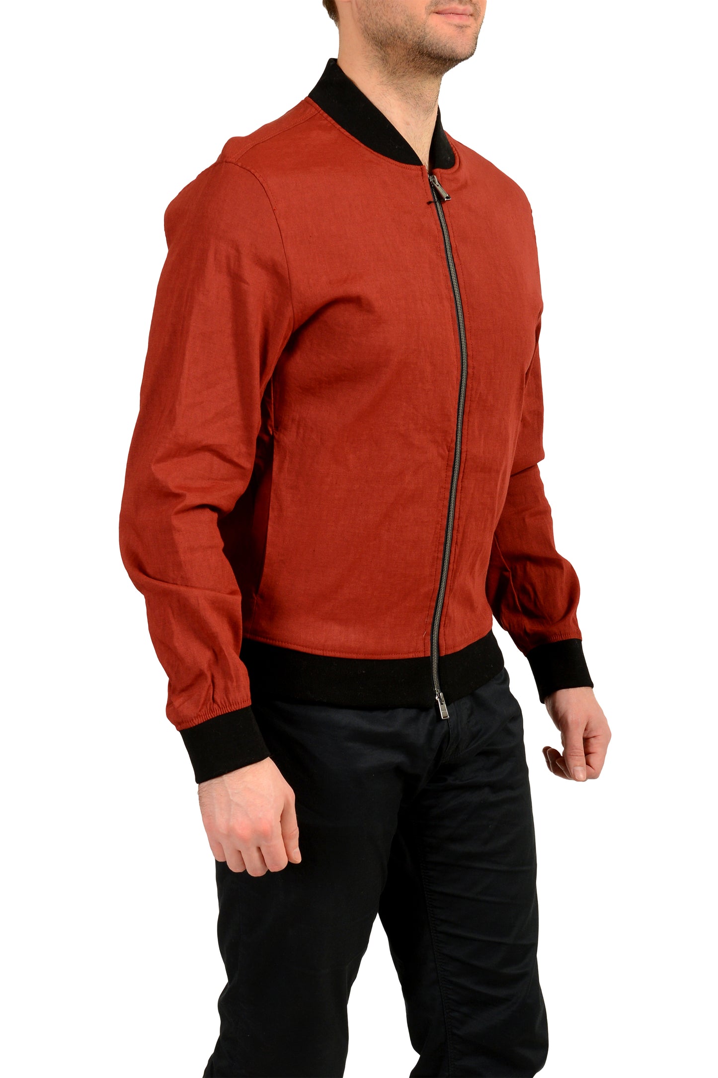 Hugo Boss "P-Hanry-BMB-WG-242" Slim Fit Full Zip Bomber Jacket US 38R IT 48R