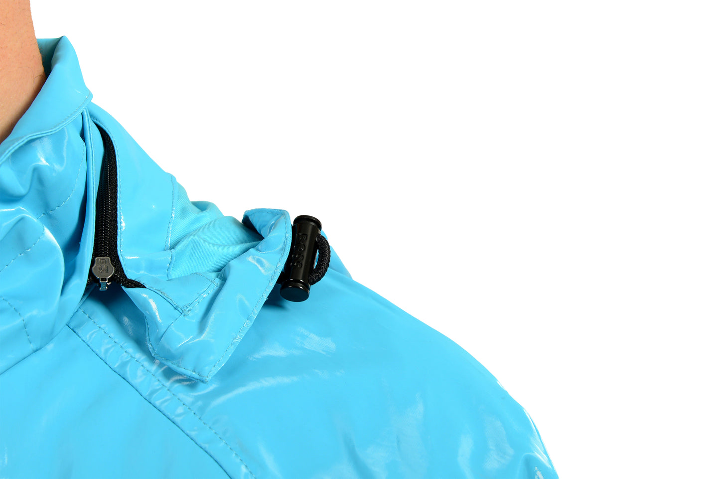 Hugo Boss "Castion" Aqua Blue Water Repellent Rain Jacket US 38R IT 48R
