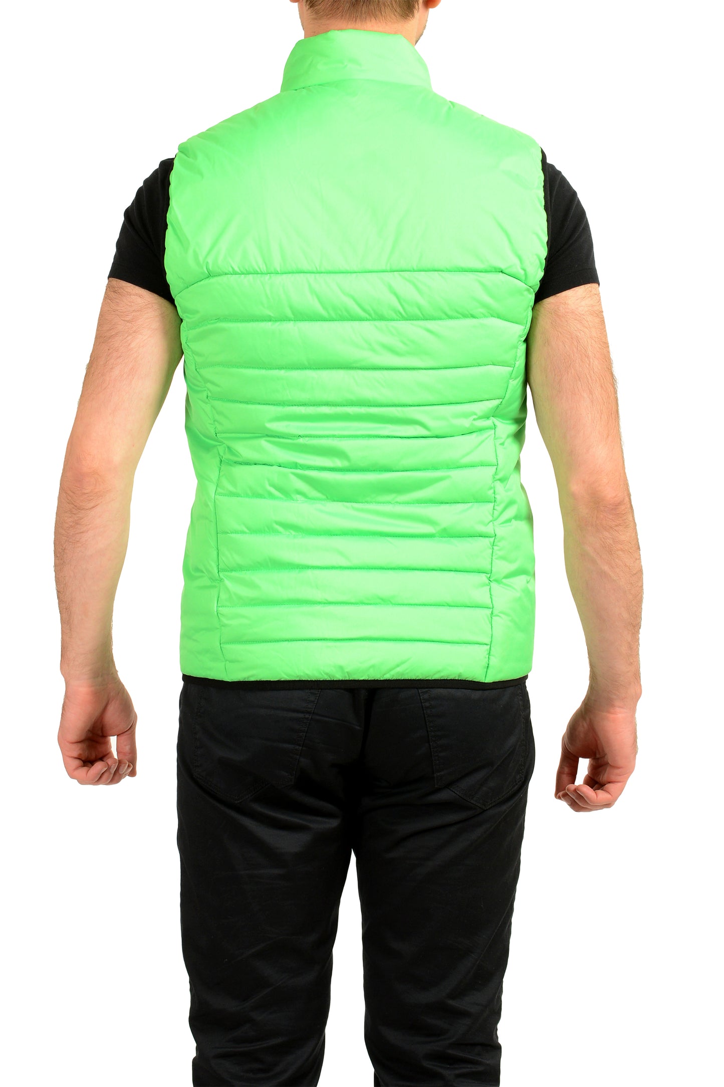 Hugo Boss "V-Thor2" Men's Full Zip Green Sleeveless Parka Vest US M IT 50