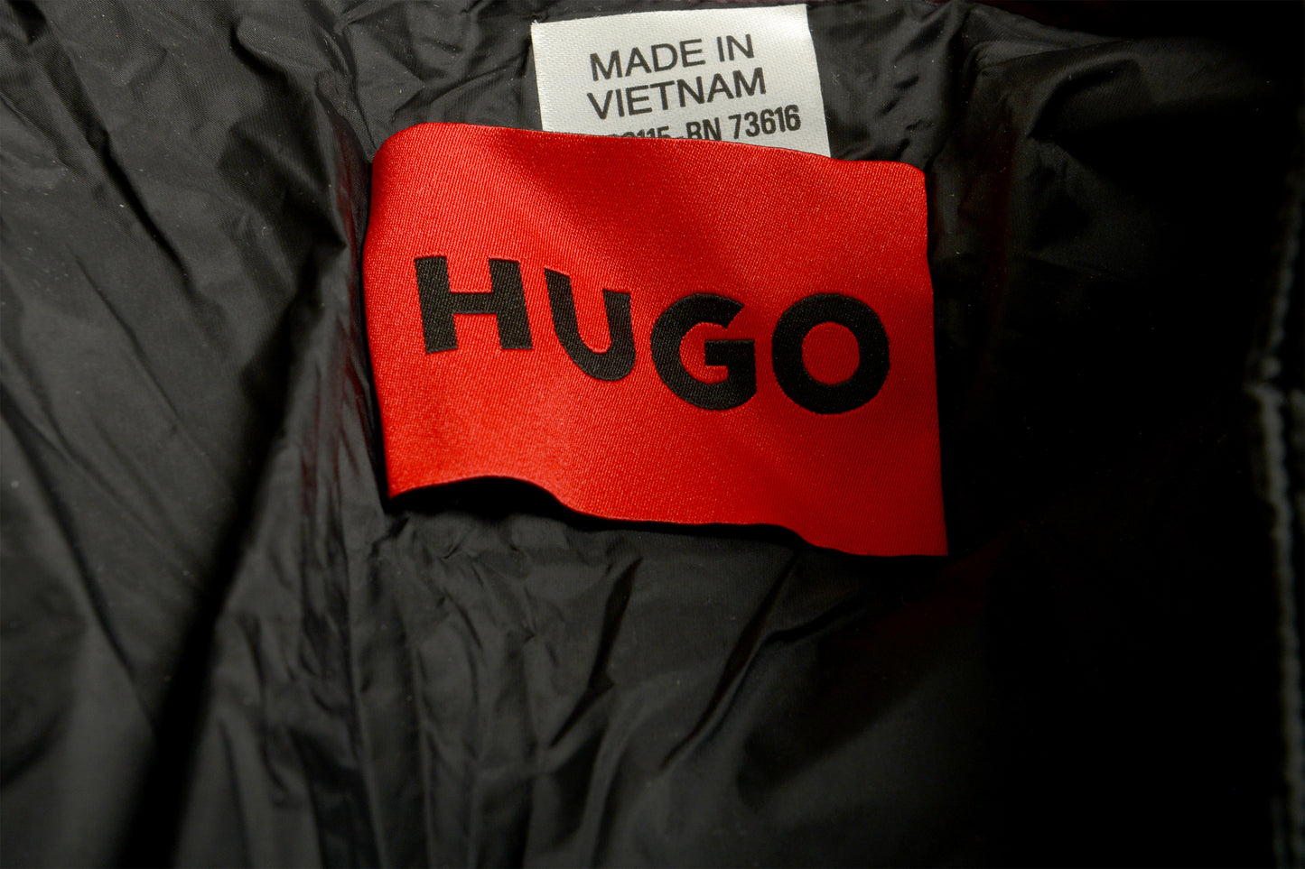 Hugo Boss "Melmus2341" Purple Down Hooded Parka Jacket Coat US M IT 50