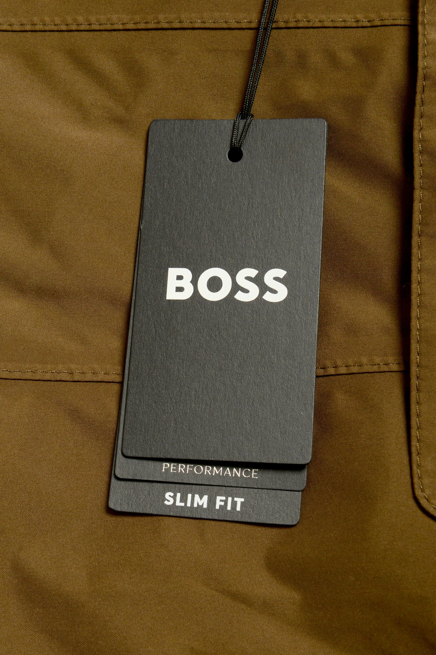 Hugo Boss "P-Hanry-Tape-233F" Slim Fit Olive Windbreaker Jacket US 38R IT 48R