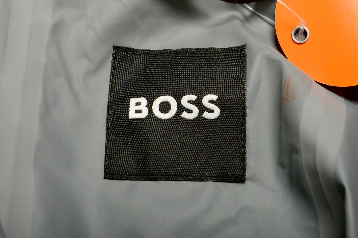 Hugo Boss "P-Hanry-Tape-233F" Slim Fit Olive Windbreaker Jacket US 38R IT 48R
