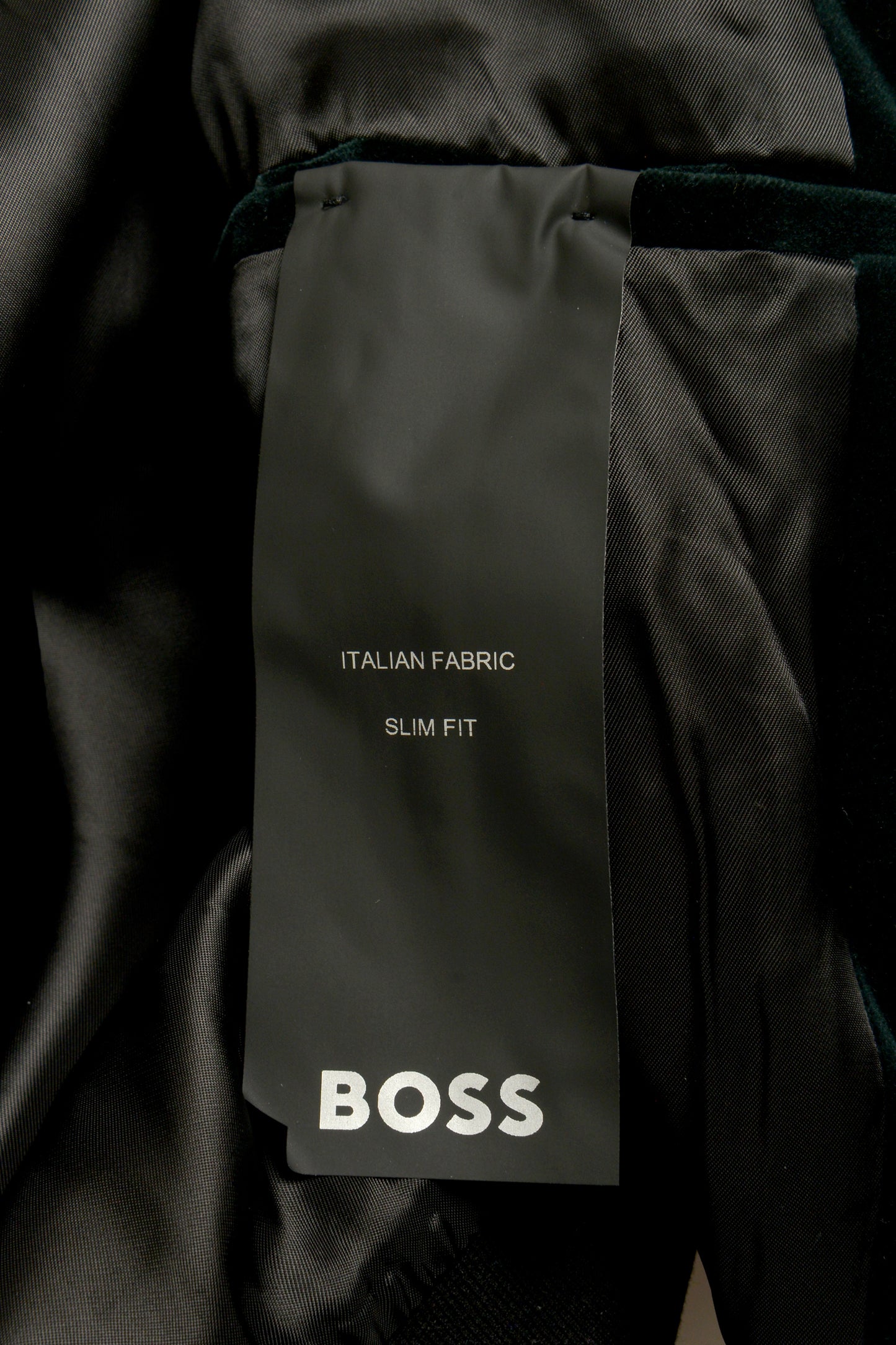 Hugo Boss "C-Hanry-BMB-244" Slim Fit Velour Full Zip Bomber Jacket US 38R IT 48R