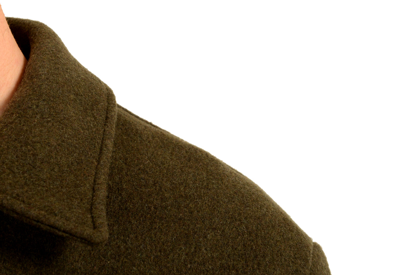 Hugo Boss "C-Clark-OS-244" Green Wool Button Down Coat US 38R IT 48R