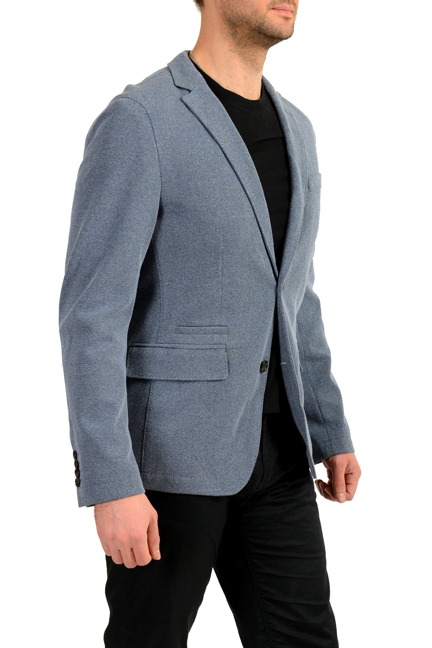 Hugo Boss Men's "Nilo1-J" Blue Two Button Blazer US 38R IT 48R