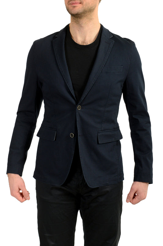 Hugo Boss Men's "Narvik7-W-WS" Navy Blue Two Button Blazer US 38R IT 48R
