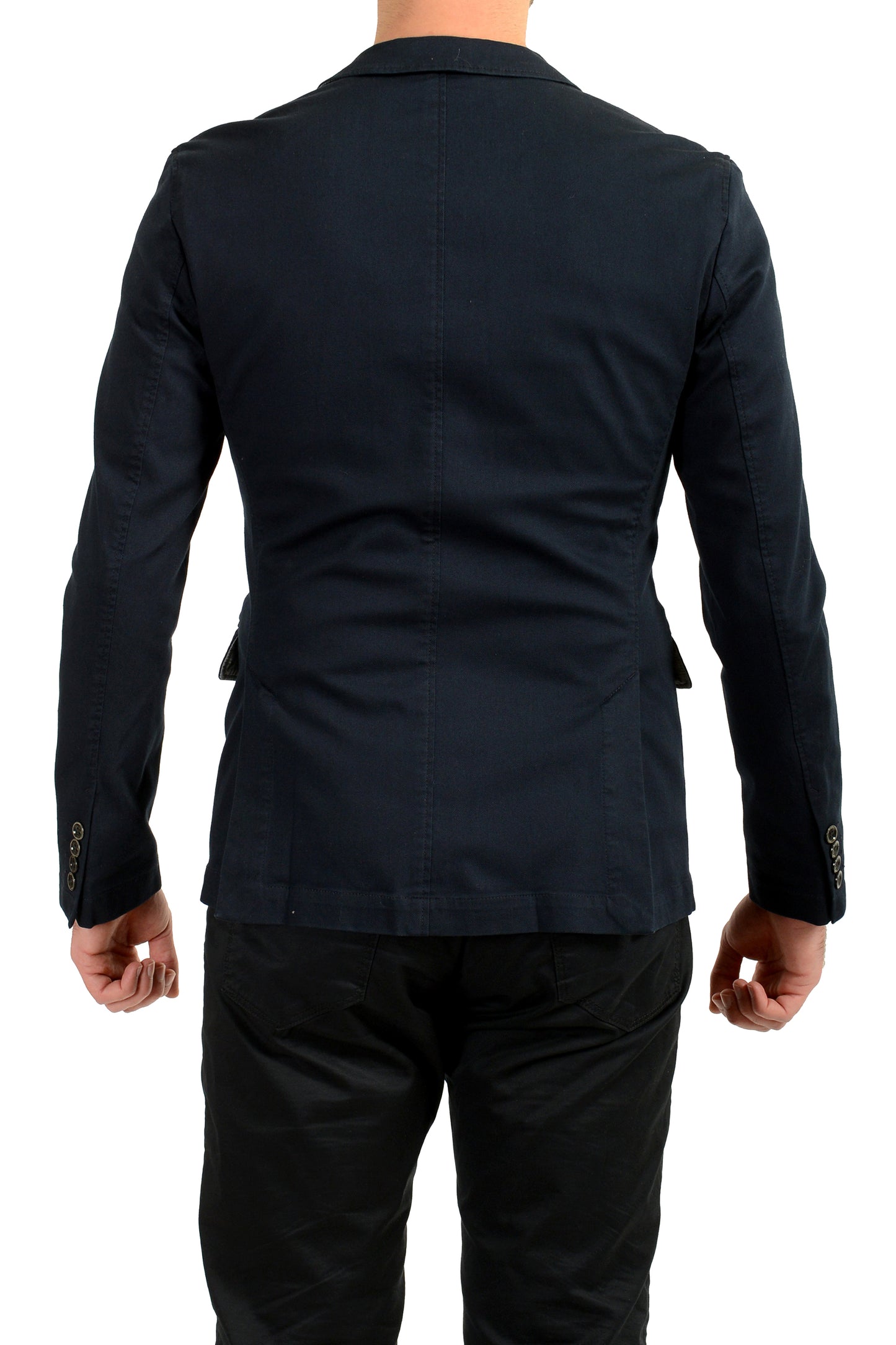 Hugo Boss Men's "Narvik7-W-WS" Navy Blue Two Button Blazer US 38R IT 48R