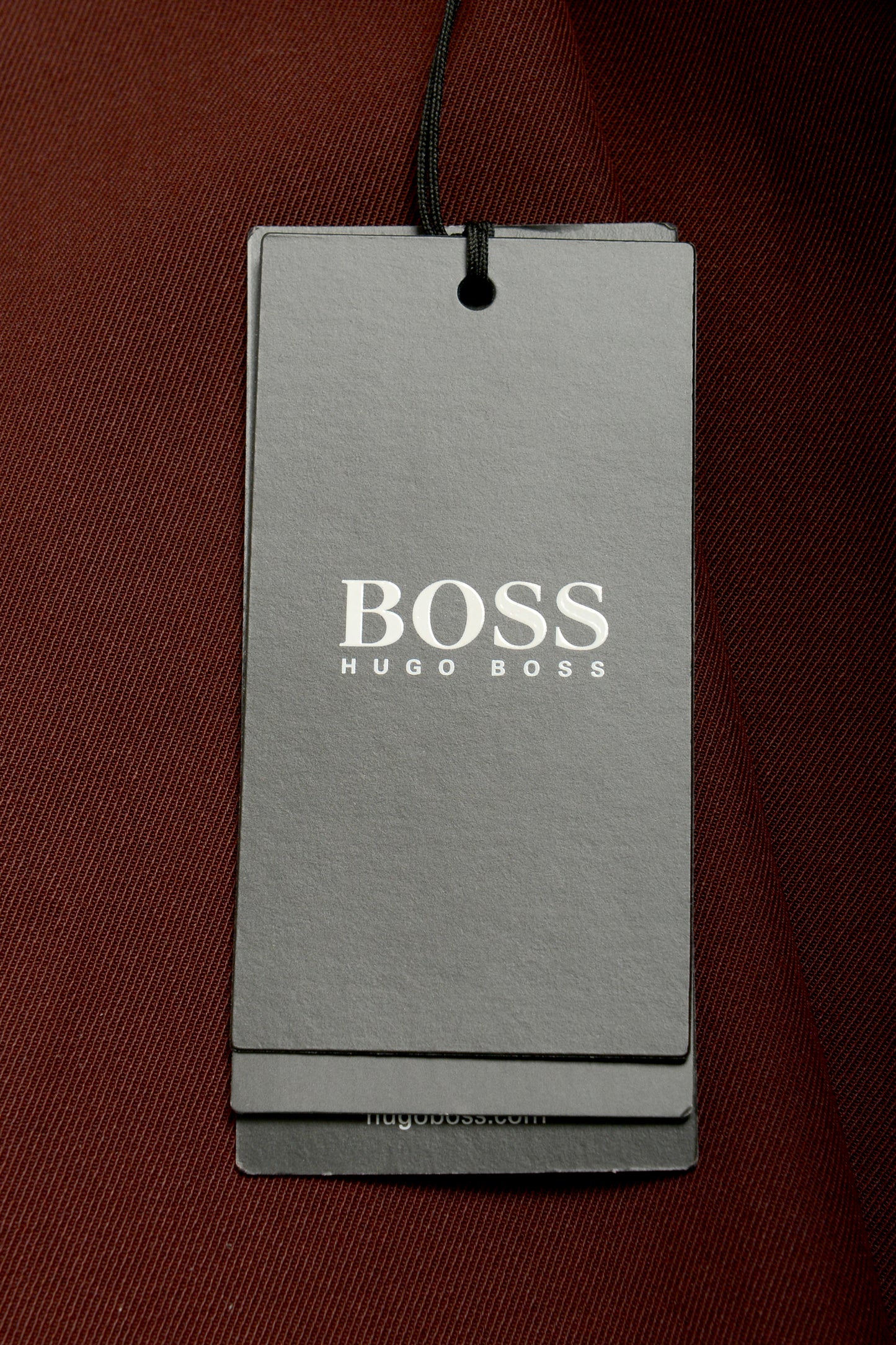 Hugo Boss "Gustav" Plum Purple Wool Button Down Coat US 38R IT 48R