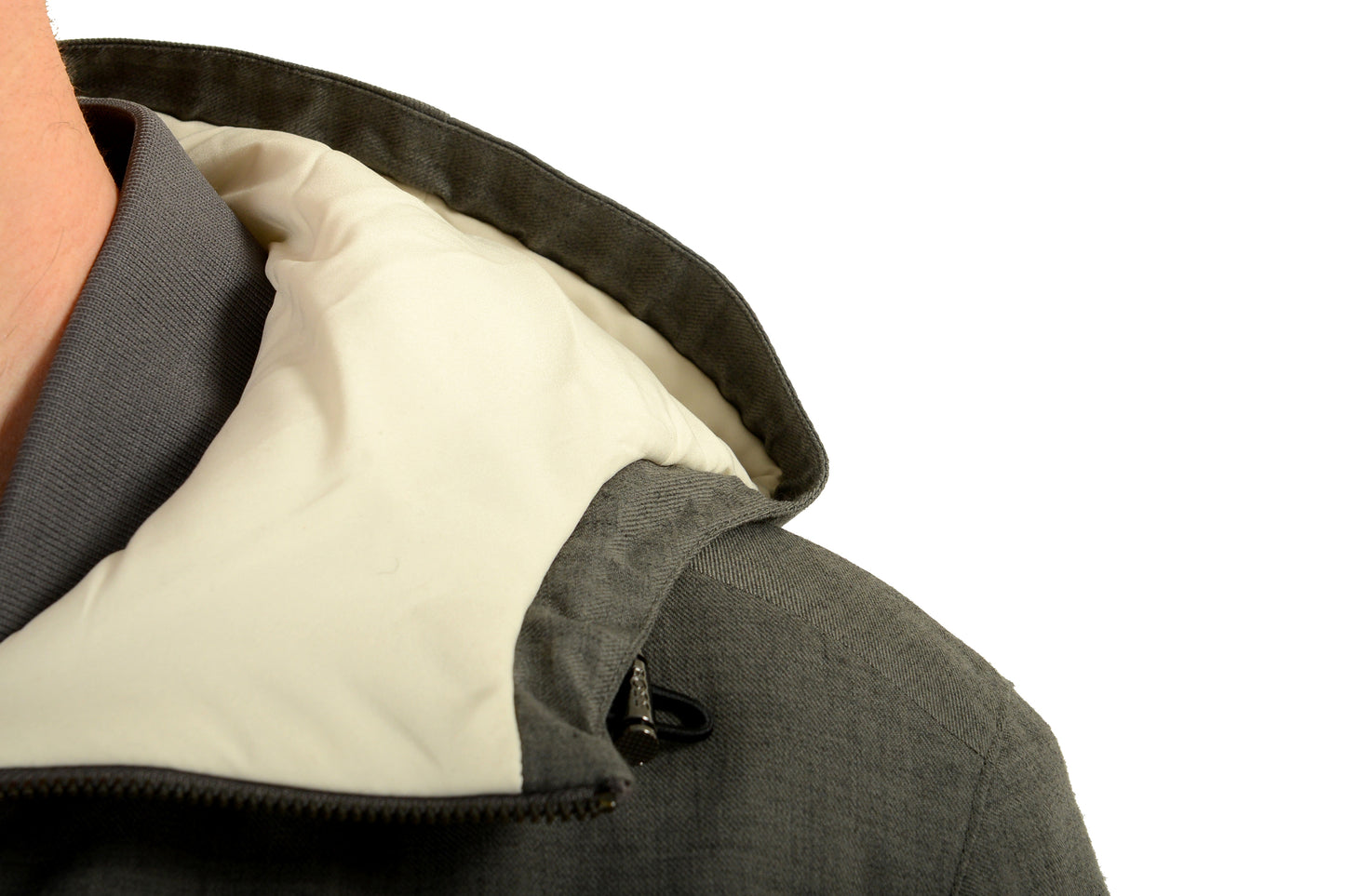 Hugo Boss "P-Crandell" Gray Insulated Hooded Parka Coat US 38R IT 48R