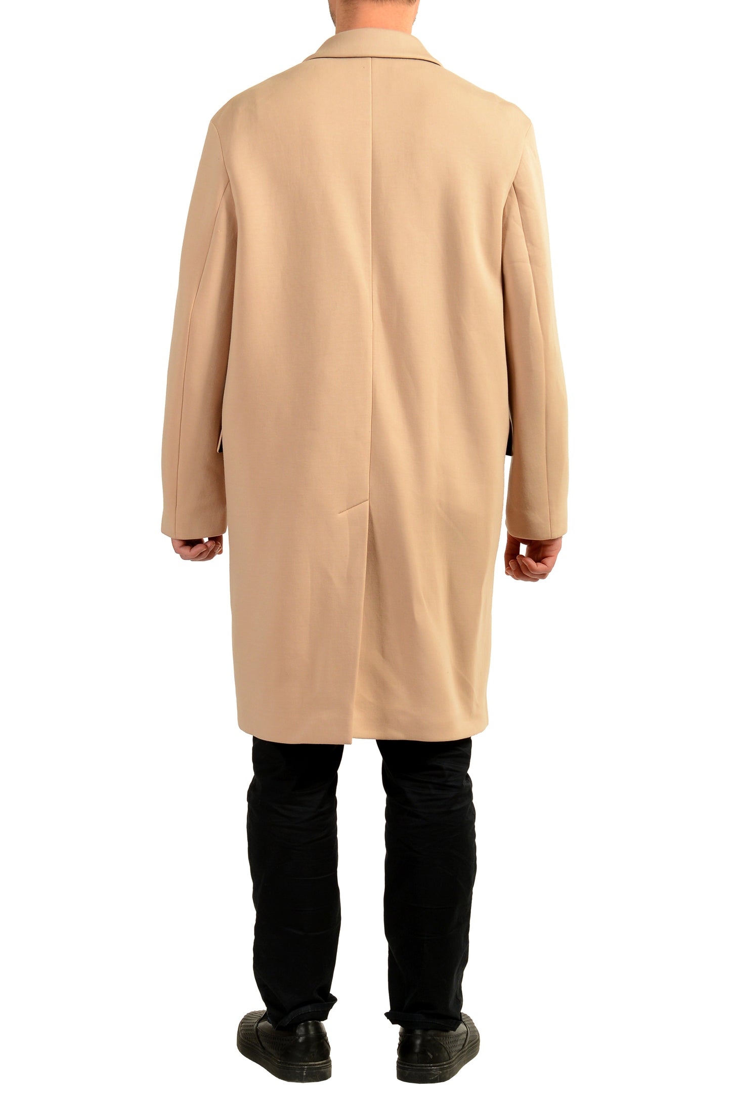 Hugo Boss "Malio2411" Beige Double Breasted Coat US 38R IT 48R