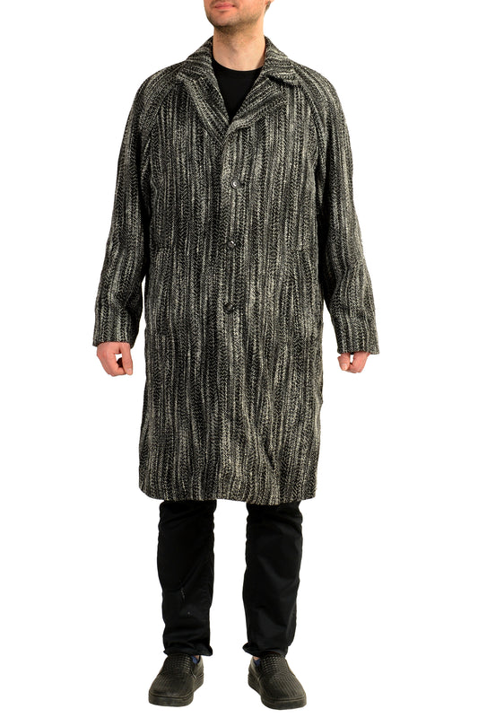 Hugo Boss "C-Cale-lnpad-244" Wool Coat With Detachable Vest US 38R IT 48R